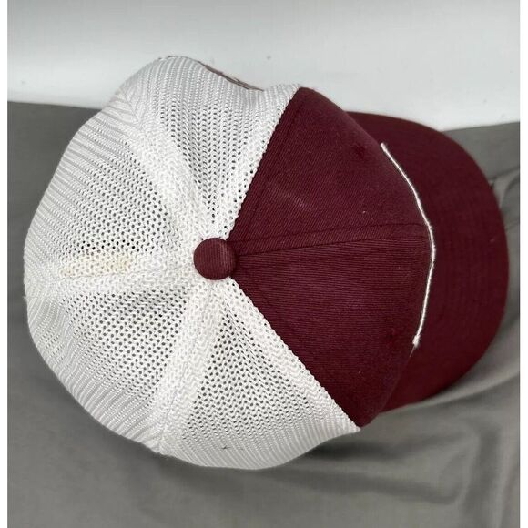 Columbia PFG Texas A & M Fishing Flexfit Hat Cap Mesh Trucker style Hat Size S/M - Picture 5 of 5